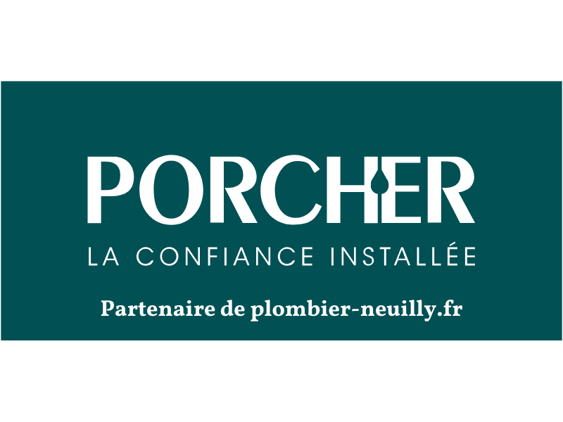 Logo Porcher, partenaire de plombier-neuilly.fr, spécialisé en équipements sanitaires de haute qualité.